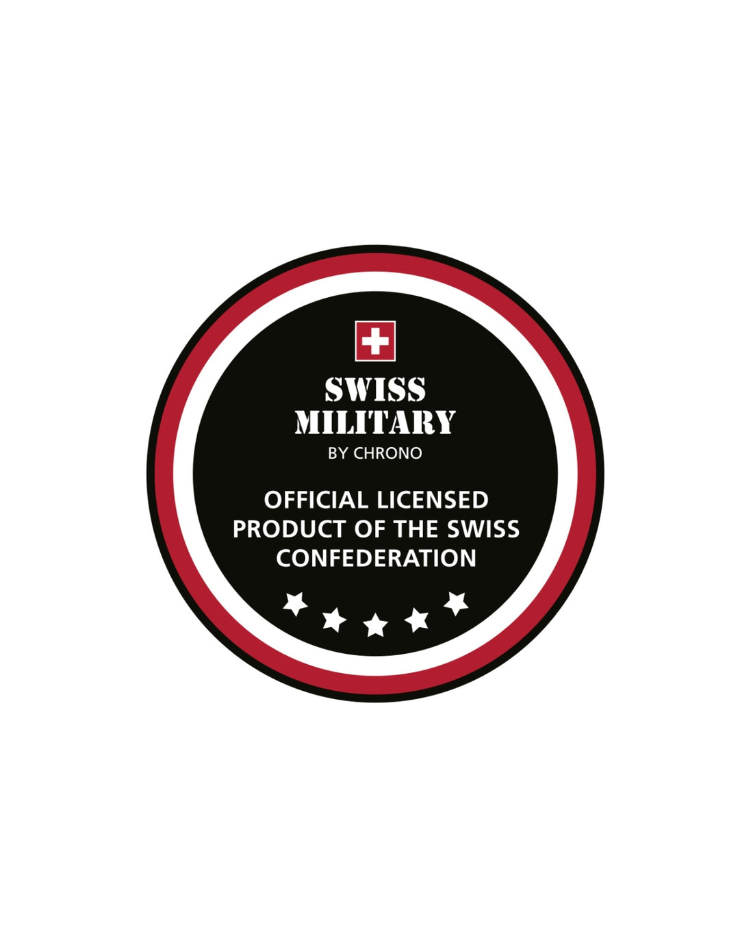 Swiss Military By Chrono Swiss Made Quartz Black Dial Analog Watch For Gents - SMS34113.05