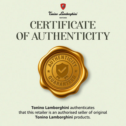 Tonino Lamborghini Spyder Quartz  Black Dial Analog Watch For Gents -  TL9XF-B