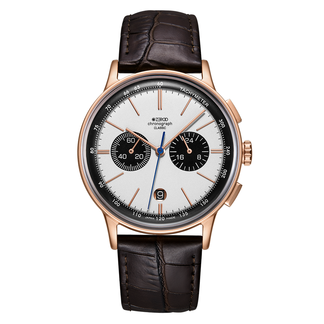 ZEROO C2 THE VIRGO CLASSIC MOONPHASEQUARTZ WATCH FOR MEN - ZC003RWB