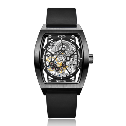ZEROO M1 THE AURIGA SKELETON MECHANICAL AUTOMATIC WATCH FOR GENTS - ZM001BBK
