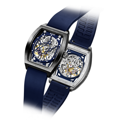 ZEROO M1 THE AURIGA SKELETON MECHANICAL AUTOMATIC WATCH FOR GENTS - ZM001BBL