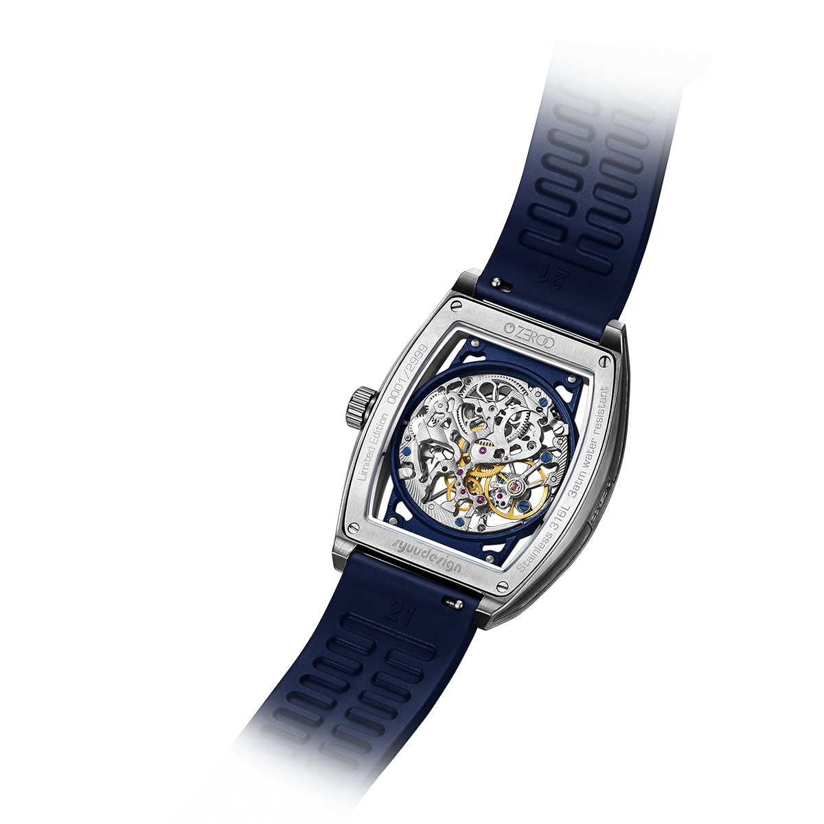 ZEROO M1 THE AURIGA SKELETON MECHANICAL AUTOMATIC WATCH FOR GENTS - ZM001BBL
