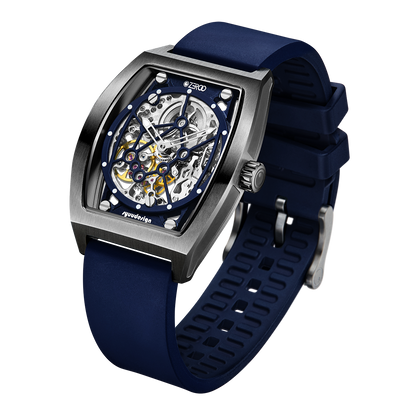 ZEROO M1 THE AURIGA SKELETON MECHANICAL AUTOMATIC WATCH FOR GENTS - ZM001BBL
