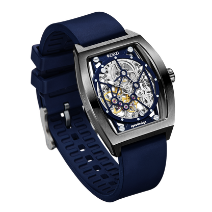 ZEROO M1 THE AURIGA SKELETON MECHANICAL AUTOMATIC WATCH FOR GENTS - ZM001BBL