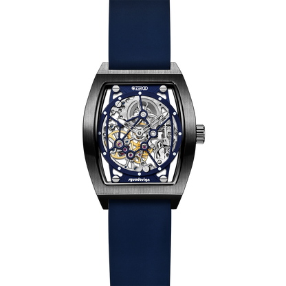 ZEROO M1 THE AURIGA SKELETON MECHANICAL AUTOMATIC WATCH FOR GENTS - ZM001BBL