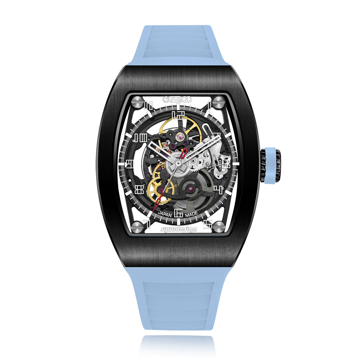 ZEROO M2 THE SUBARU SKELETON MECHANICAL AUTOMATICAUTOMATIC WATCH FOR MEN - ZM002BLB