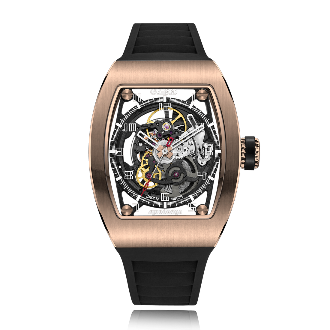 ZEROO M2 THE SUBARU SKELETON MECHANICAL AUTOMATICAUTOMATIC WATCH FOR MEN - ZM002RBK