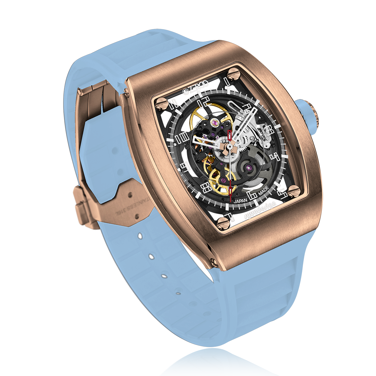 ZEROO M2 THE SUBARU SKELETON MECHANICAL AUTOMATICAUTOMATIC WATCH FOR GENTS - ZM002RLB