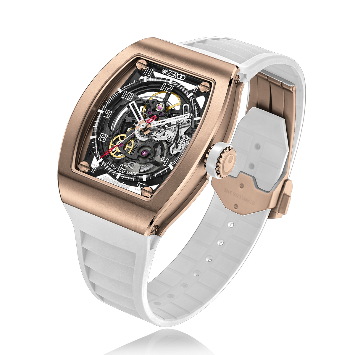 ZEROO M2 THE SUBARU SKELETON MECHANICAL AUTOMATICAUTOMATIC WATCH FOR GENTS - ZM002RWH
