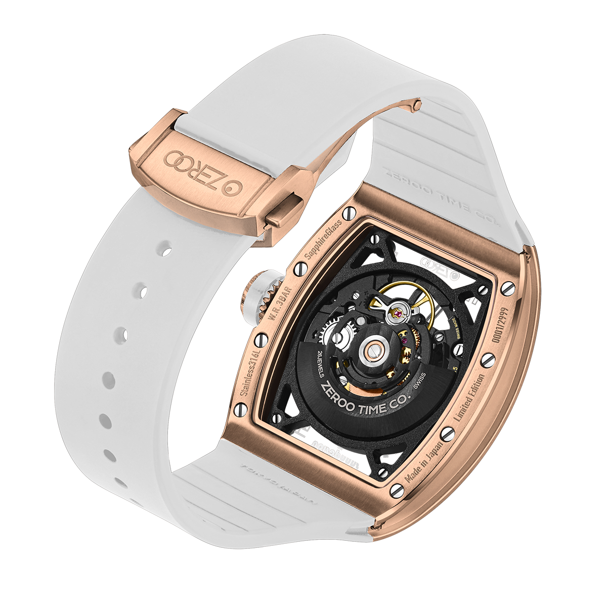 ZEROO M2 THE SUBARU SKELETON MECHANICAL AUTOMATICAUTOMATIC WATCH FOR GENTS - ZM002RWH