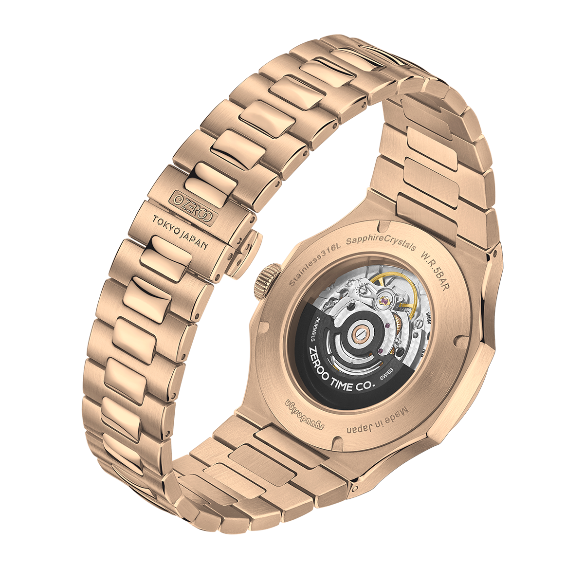 ZEROO M3 THE LYRA CLASSICAUTOMATIC WATCH FOR GENTS - ZM003CRBK