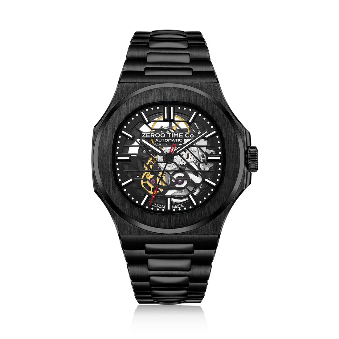 ZEROO M3 THE LYRA SKELETON MECHANICAL AUTOMATICAUTOMATIC WATCH FOR MEN - ZM003SBBK