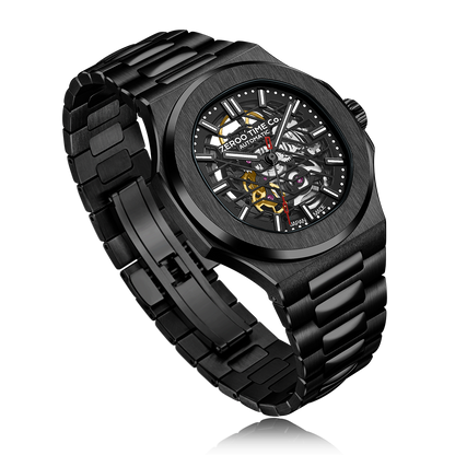ZEROO M3 THE LYRA SKELETON MECHANICAL AUTOMATICAUTOMATIC WATCH FOR GENTS - ZM003SBBK
