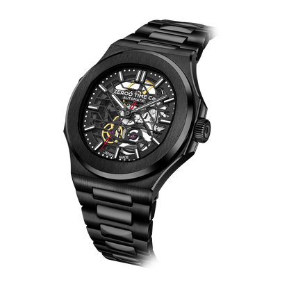 ZEROO M3 THE LYRA SKELETON MECHANICAL AUTOMATICAUTOMATIC WATCH FOR GENTS - ZM003SBBK