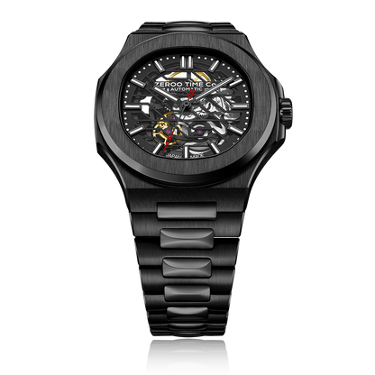 ZEROO M3 THE LYRA SKELETON MECHANICAL AUTOMATICAUTOMATIC WATCH FOR GENTS - ZM003SBBK