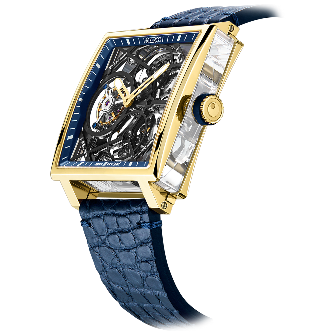ZEROO T1 THE ARCHER
FULL SKELETON TOURBILLONMANUAL TOURBILLON WATCH FOR GENTS - ZT002GBL