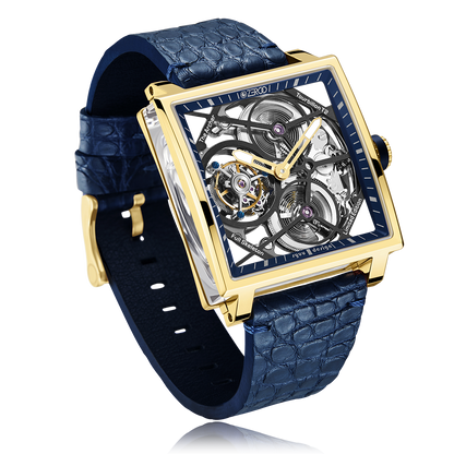 ZEROO T1 THE ARCHER FULL SKELETON TOURBILLONMANUAL TOURBILLON WATCH FOR GENTS - ZT002GBL
