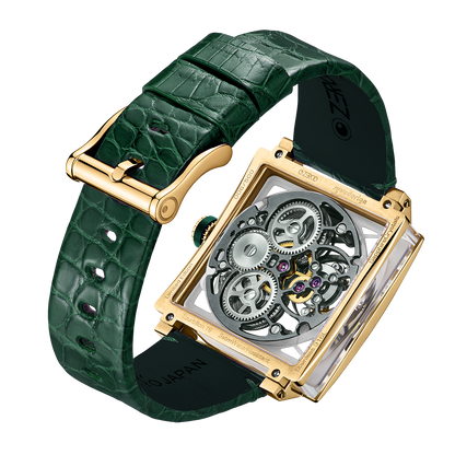 ZEROO T1 THE ARCHER FULL SKELETON TOURBILLONMANUAL TOURBILLON WATCH FOR GENTS - ZT002GGR