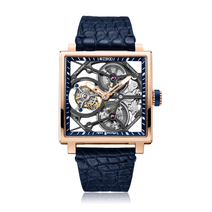 ZEROO T1 THE ARCHER FULL SKELETON TOURBILLONMANUAL TOURBILLON WATCH FOR GENTS - ZT002RBL