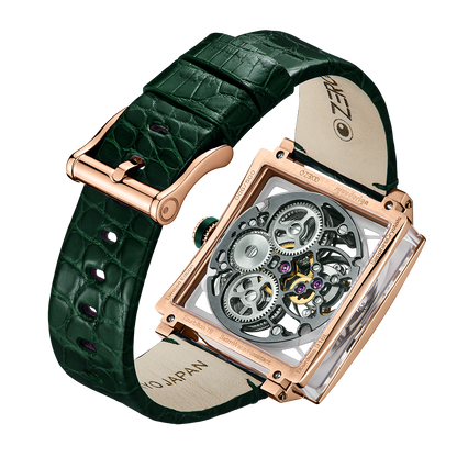 ZEROO T1 THE ARCHER FULL SKELETON TOURBILLONMANUAL TOURBILLON WATCH FOR GENTS - ZT002RGR