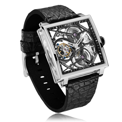 ZEROO T1 THE ARCHER FULL SKELETON TOURBILLONMANUAL TOURBILLON WATCH FOR GENTS - ZT002SBK