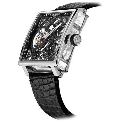 ZEROO T1 THE ARCHER FULL SKELETON TOURBILLONMANUAL TOURBILLON WATCH FOR GENTS - ZT002SBK