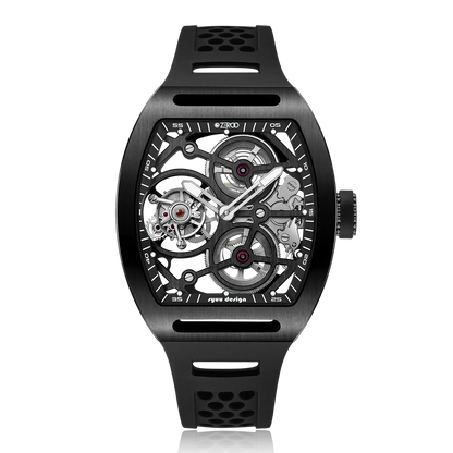 ZEROO T4-01 THE ARCHER FULL SKELETON TOURBILLON  Watch For Gents - ZT004-01BBK