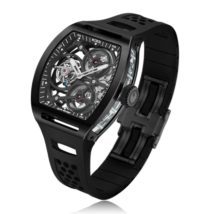 ZEROO T4-01 THE ARCHER FULL SKELETON TOURBILLON  Watch For Gents - ZT004-01BBK