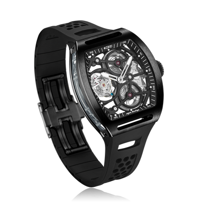 ZEROO T4-01 THE ARCHER FULL SKELETON TOURBILLON  Watch For Gents - ZT004-01BBK