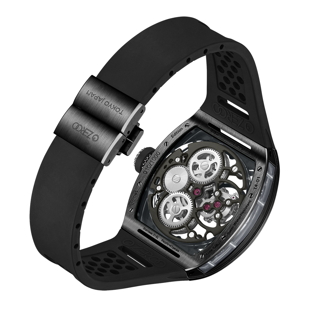 ZEROO T4-01 THE ARCHER FULL SKELETON TOURBILLON  Watch For Gents - ZT004-01BBK