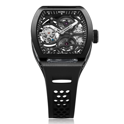 ZEROO T4-01 THE ARCHER FULL SKELETON TOURBILLON  Watch For Gents - ZT004-01BBK