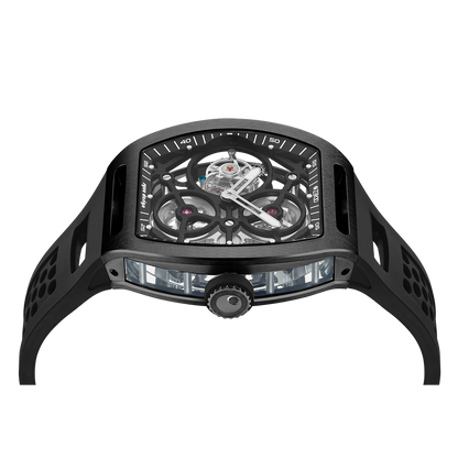 ZEROO T4-01 THE ARCHER FULL SKELETON TOURBILLON  Watch For Gents - ZT004-01BBK