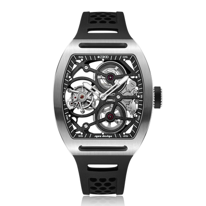 ZEROO T4-01 THE ARCHER FULL SKELETON TOURBILLON  Watch For Gents - ZT004-01SBK