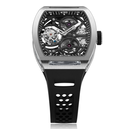 ZEROO T4-01 THE ARCHER FULL SKELETON TOURBILLON  Watch For Gents - ZT004-01SBK