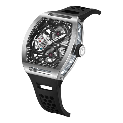 ZEROO T4-01 THE ARCHER FULL SKELETON TOURBILLON  Watch For Gents - ZT004-01SBK