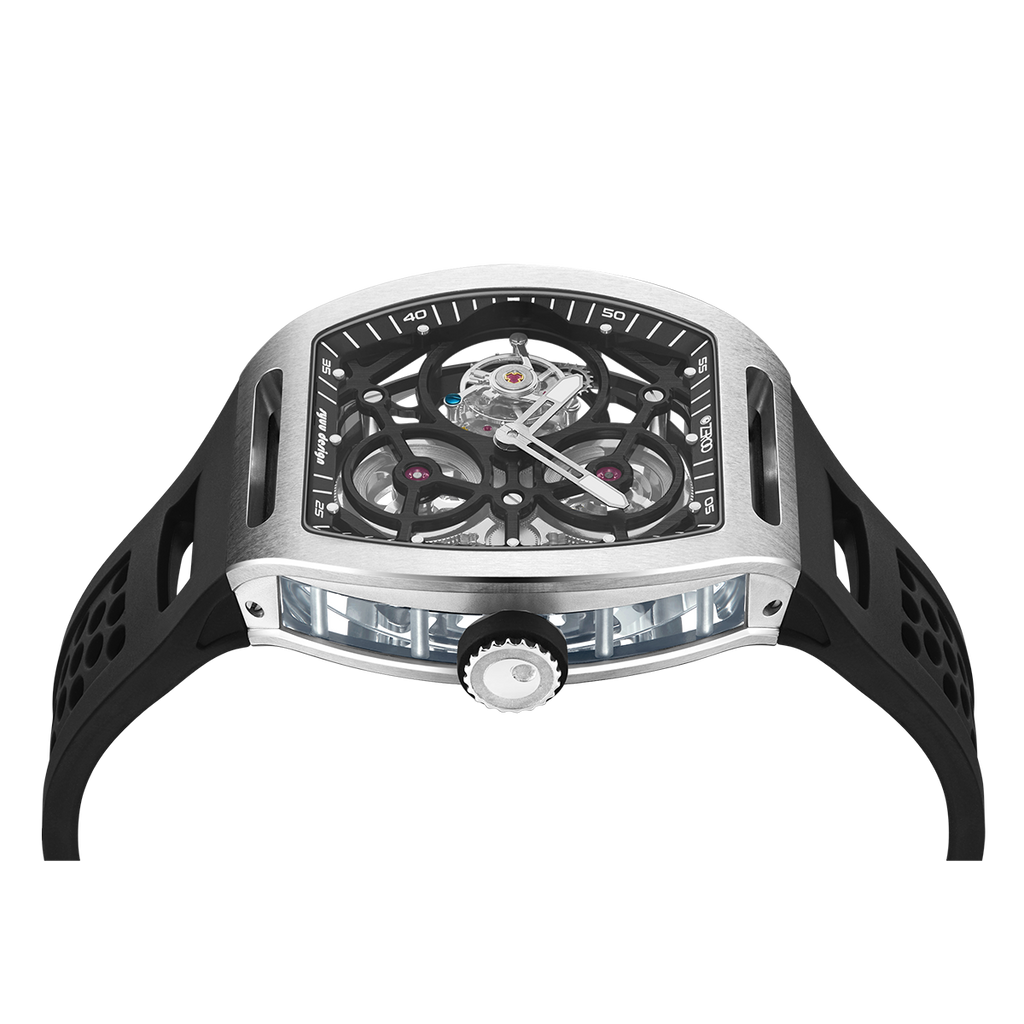 ZEROO T4-01 THE ARCHER FULL SKELETON TOURBILLON  Watch For Gents - ZT004-01SBK