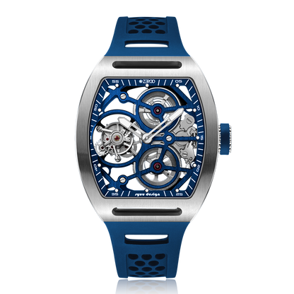 ZEROO T4-01 THE ARCHER FULL SKELETON TOURBILLON  Watch For Gents - ZT004-01SBL