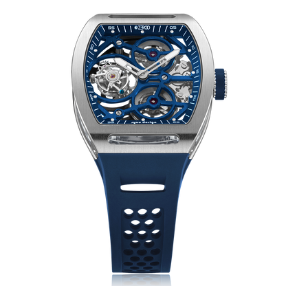 ZEROO T4-01 THE ARCHER FULL SKELETON TOURBILLON  Watch For Gents - ZT004-01SBL