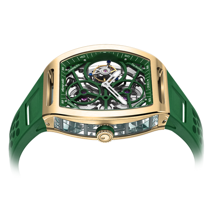 ZEROO T4 THE ARCHER
FULL SKELETON TOURBILLONMANUAL TOURBILLON WATCH FOR GENTS - ZT004GGR