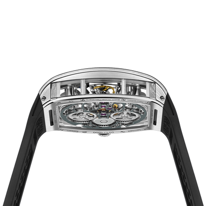 ZEROO T4 THE ARCHER FULL SKELETON TOURBILLONMANUAL TOURBILLON WATCH FOR GENTS - ZT004SBK