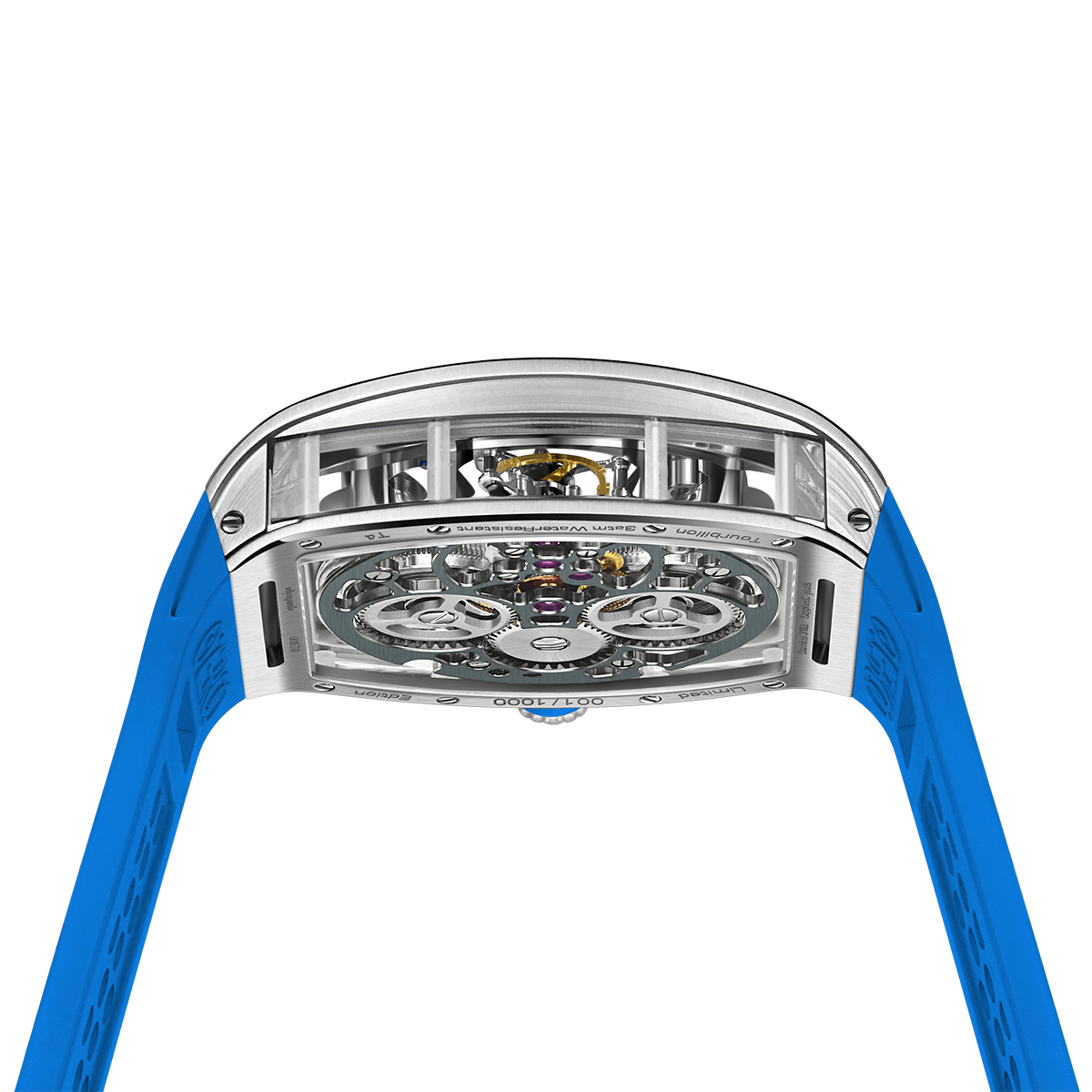 ZEROO T4 THE ARCHER FULL SKELETON TOURBILLONMANUAL TOURBILLON WATCH FOR GENTS - ZT004SLB