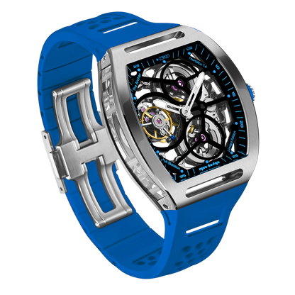 ZEROO T4 THE ARCHER FULL SKELETON TOURBILLONMANUAL TOURBILLON WATCH FOR GENTS - ZT004SLB
