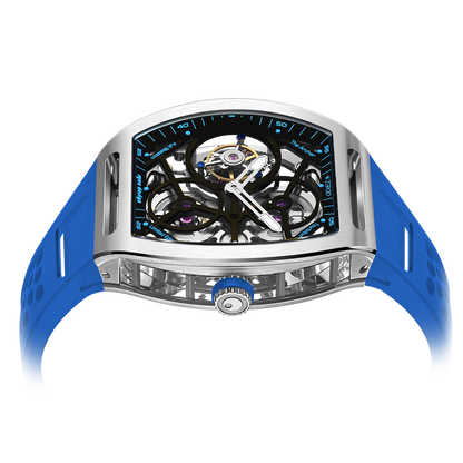 ZEROO T4 THE ARCHER FULL SKELETON TOURBILLONMANUAL TOURBILLON WATCH FOR GENTS - ZT004SLB