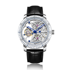 ZEROO T5 THE ARCHER FULL SKELETON TOURBILLONMANUAL TOURBILLON WATCH FOR GENTS - ZT005SSW