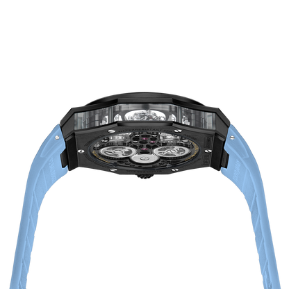 ZEROO T8 THE ORION FULL SKELETON TOURBILLONMANUAL TOURBILLON WATCH FOR GENTS - ZT008BBLB