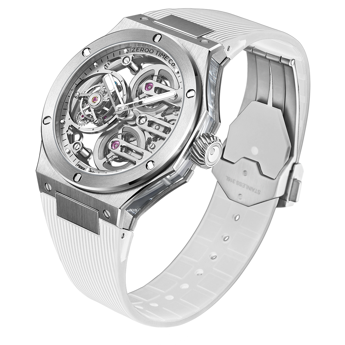ZEROO T8 THE ORION
FULL SKELETON TOURBILLONMANUAL TOURBILLON WATCH FOR GENTS - ZT008SWW