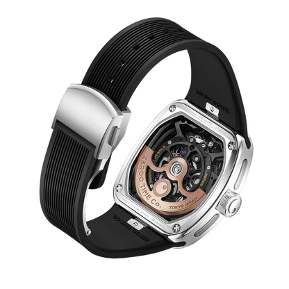 ZEROO T9-01 UFO FULL SKELETON AUTOMATIC TOURBILLON  Watch For Gents - ZT009-01PSBB