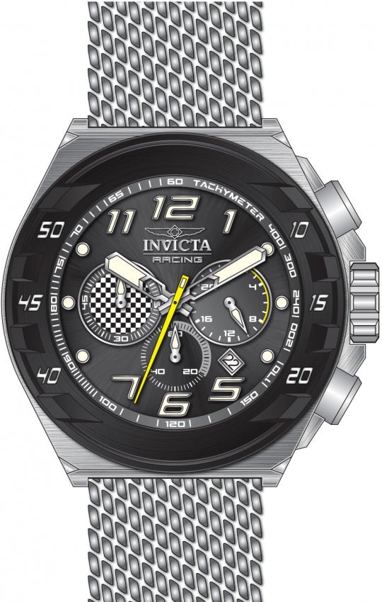 Invicta Racing Analog Black Dial Mens Watch - 47203