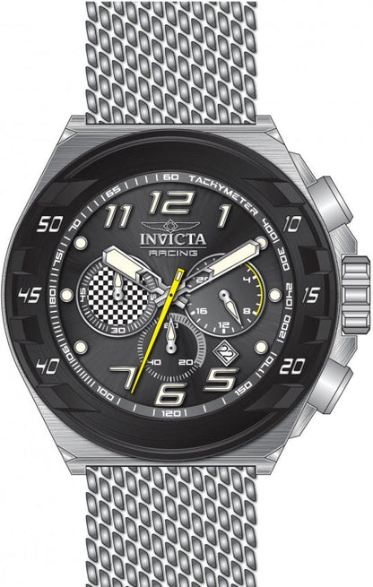 Invicta Racing Analog Black Dial Mens Watch - 47203