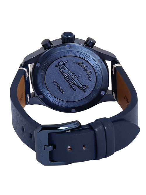 Mathey Tissot Analog Blue Dial Men's Watch-H1822CHLBU